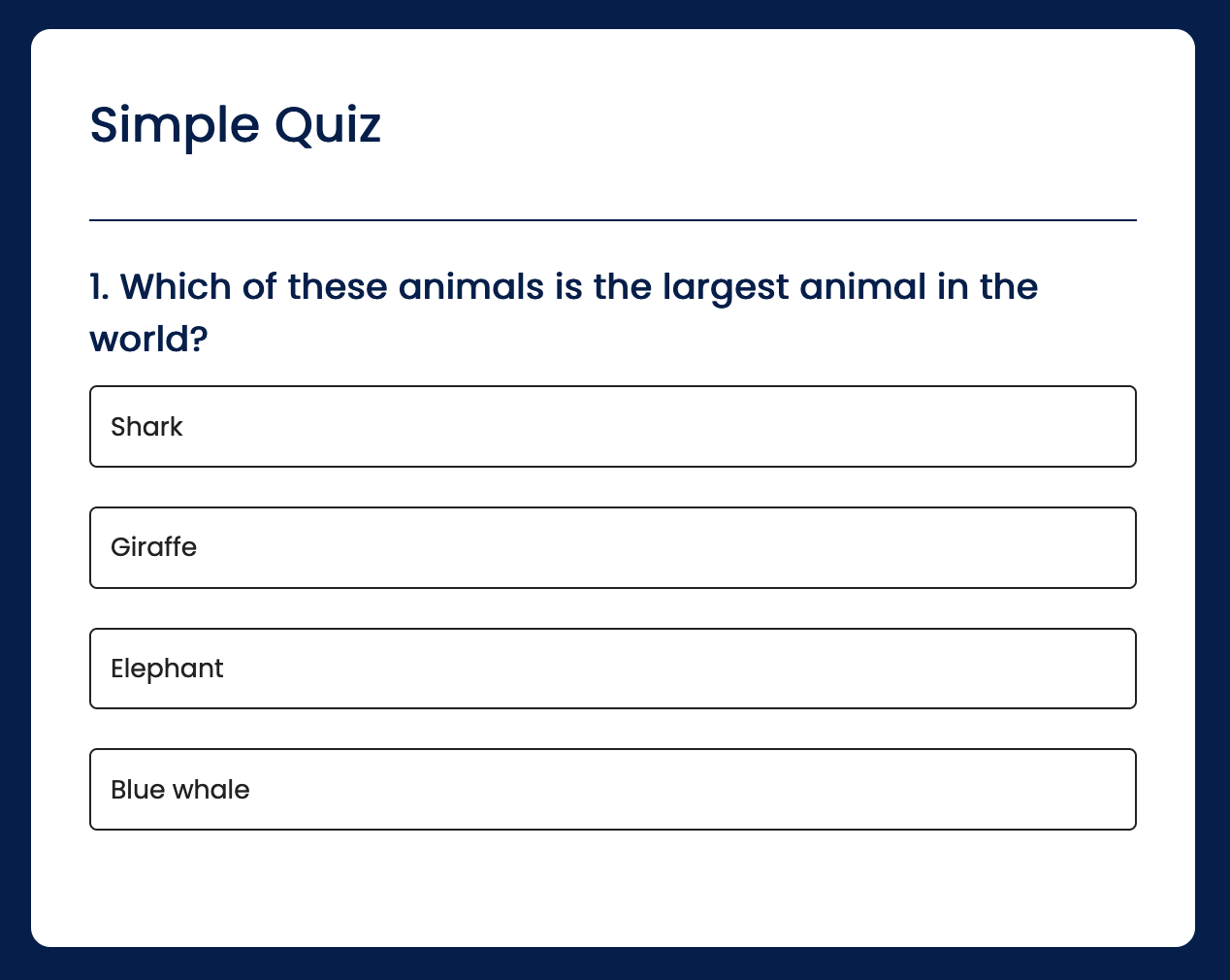 Quiz Website Image